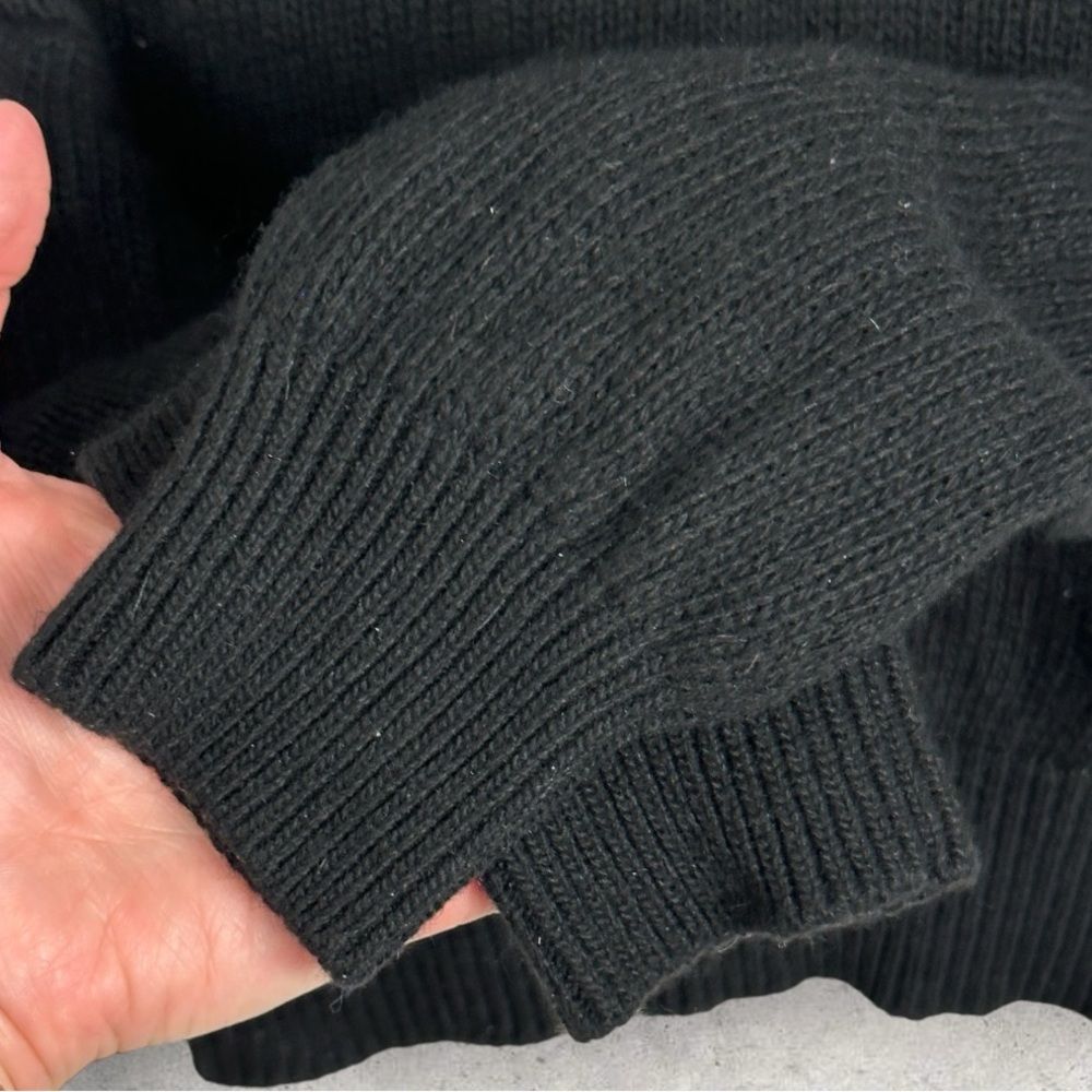 Red Valentino Black Tie Shoulder Knit Sweater Top Wool Cashmere Size Small‎ Pull - Picture 7 of 15